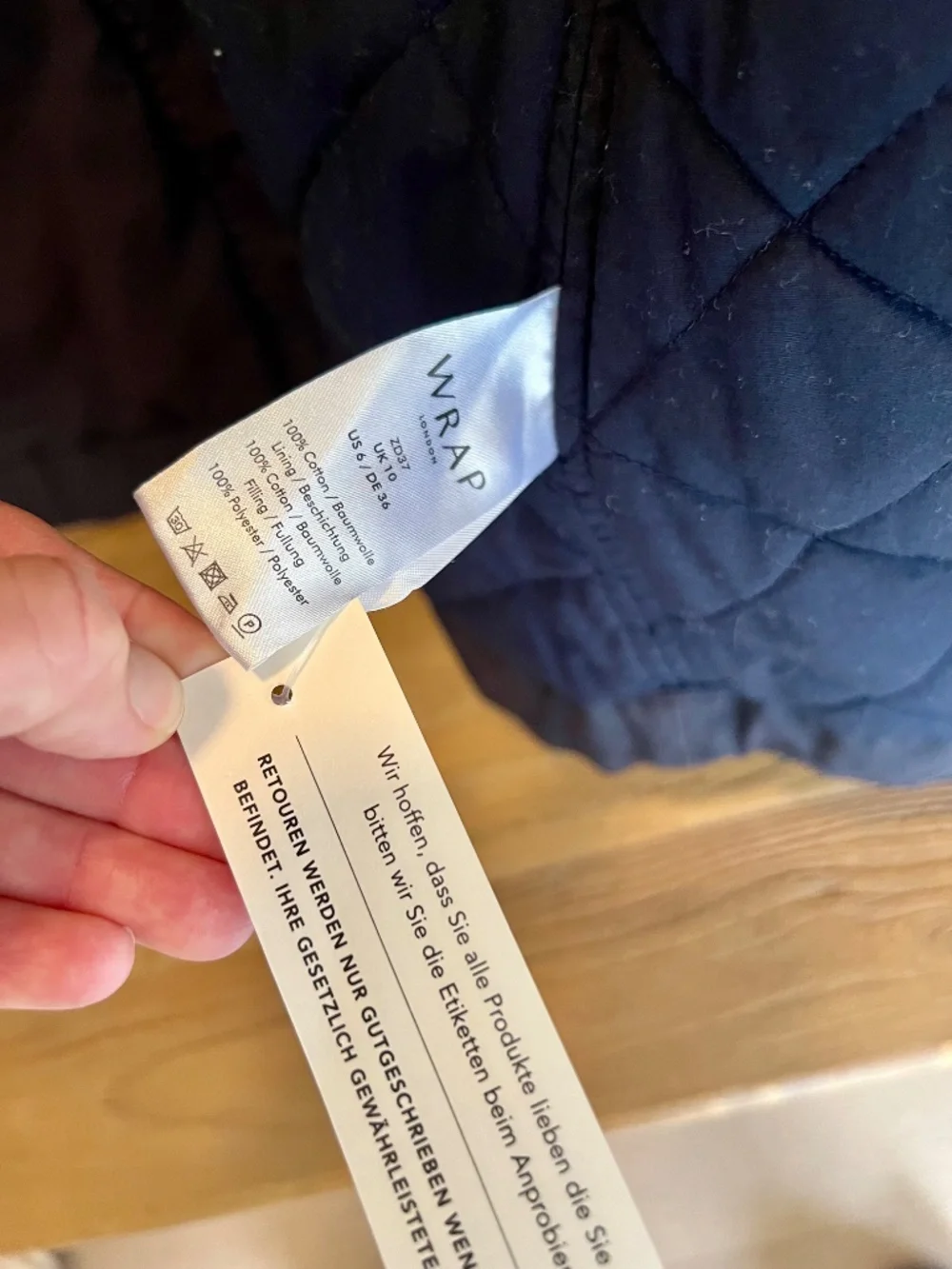 Wrap London Utility Jacket NWOT - Picture 4 of 6